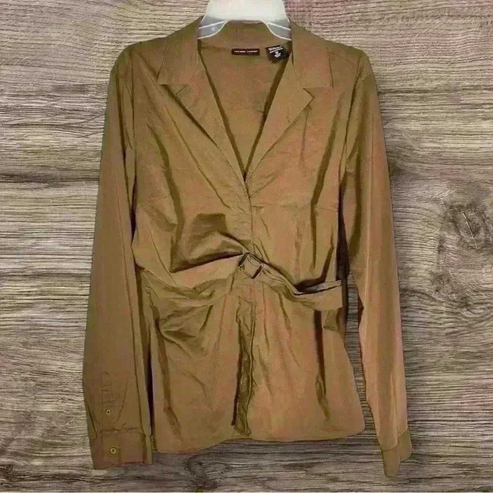 New York & Company Women Top long Sleeve size 16